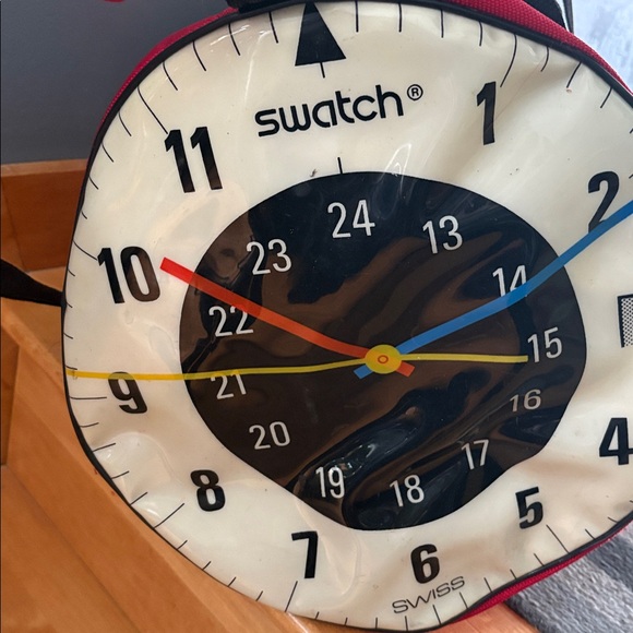 Vintage 90’s Swatch Watch Duffel Bag with Clock Face - Picture 2 of 8